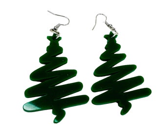 Christmas Tree Earrings holiday party