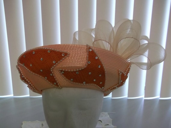 Vintage Ladies Dress Hat Ladies Special Occasion … - image 4