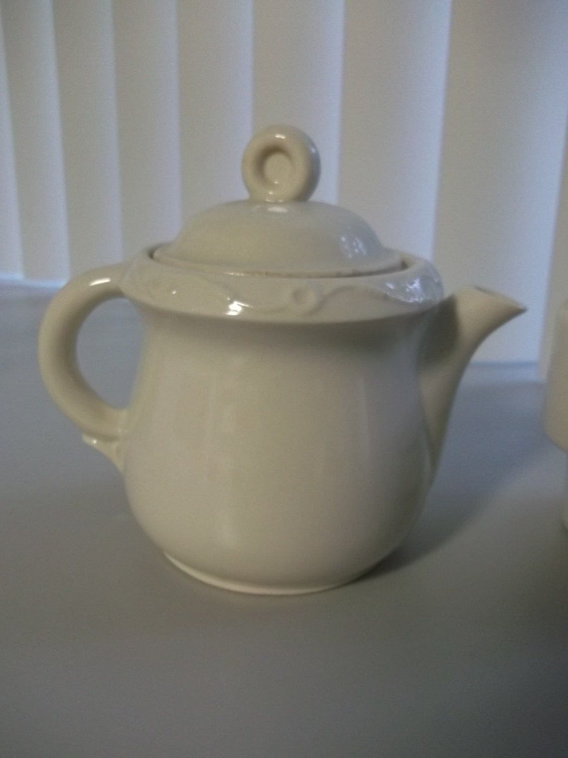 Porcelier Small Teapot with Infuser Etsy