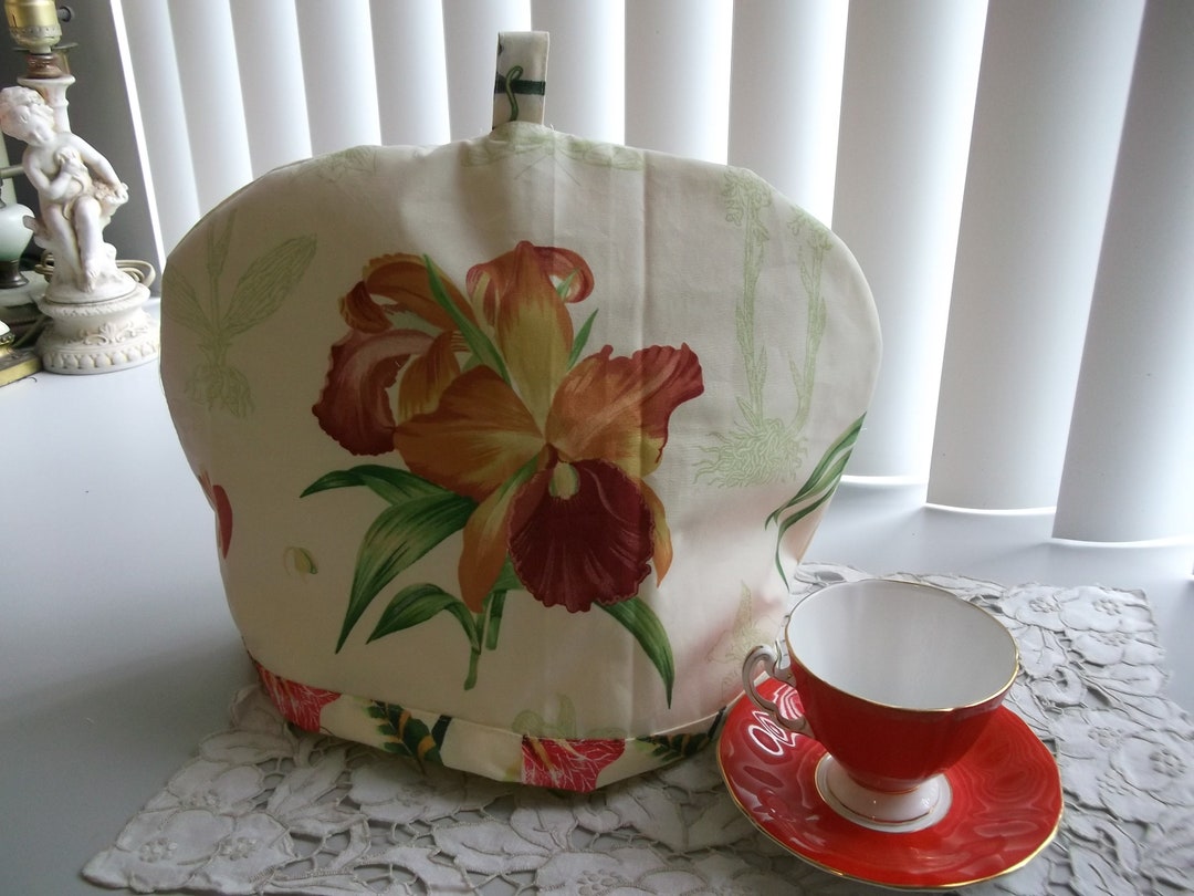 Large Traditional English Tea Cosy or Cozy Botanical Print Tea Etsy