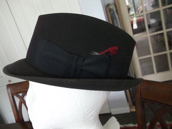 felt homburg hat
