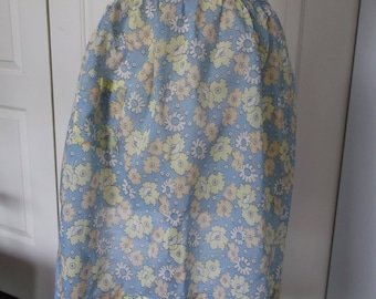 1960's Floral Cotton Apron