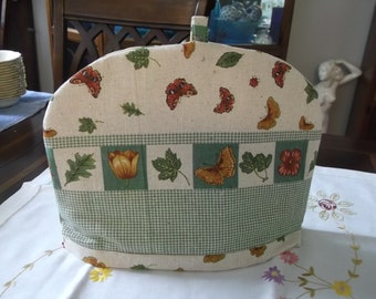 Large Traditional English Large Tea Pot Cozy Tea Pot Cover Botanical Print Tea Cozy Tea Cosy