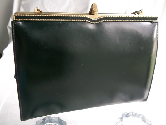 Vintage ETRA Black Leather Evening