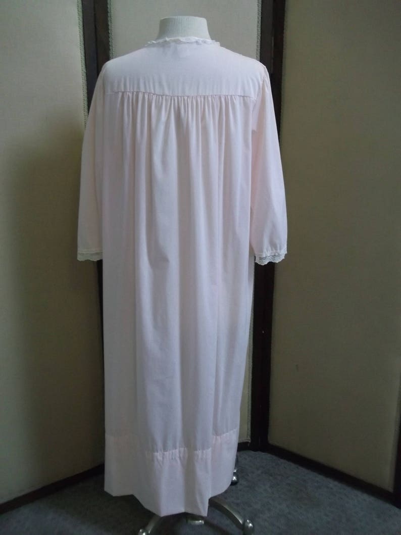 Vintage Ladies Cotton Robe Vintage Cotton Dressing Gown