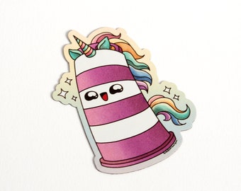 Fridge magnet Unicorn Ponto kawaii traffic cone Montreal