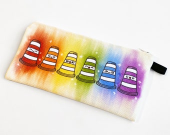 Rainbow Pencil case Ponto the road barrel