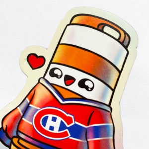 Fridge magnet Hockey Ponto kawaii traffic cone Canadiens Montreal image 2