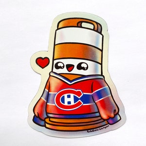 Fridge magnet Hockey Ponto kawaii traffic cone Canadiens Montreal image 1