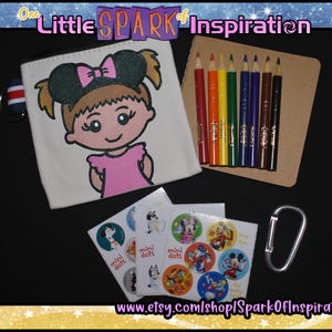 CUSTOM CHARACTER Mini Pouch Coloring Pack Cutie Collection Make Yourself a Cartoon Character One Little Spark of Inspiration