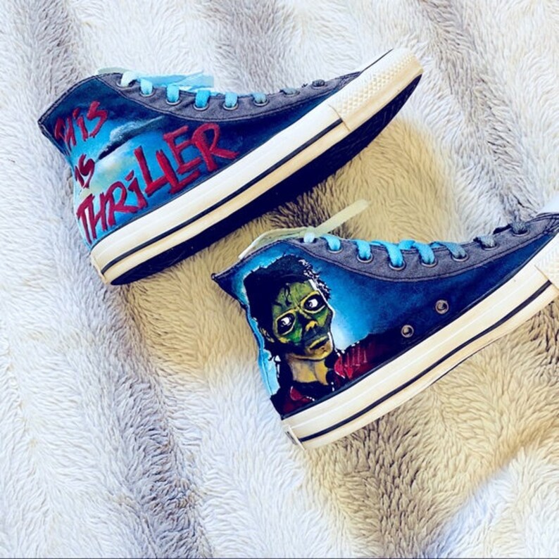 Custom Michael Jackson Thriller Converse | Etsy New Zealand الوان عدسات لنس مي الجديده Custom Michael Jackson Thriller Converse | Etsy New Zealand الوان عدسات لنس مي الجديده