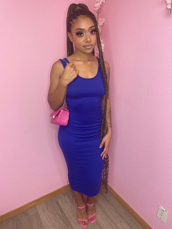 say so purple dress Say so Maxi Dress - Royal Blue