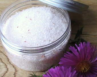 Himalayan Bath Salts - Pink Himalayan Salt with Essential Oils Vegan Friendly 250g