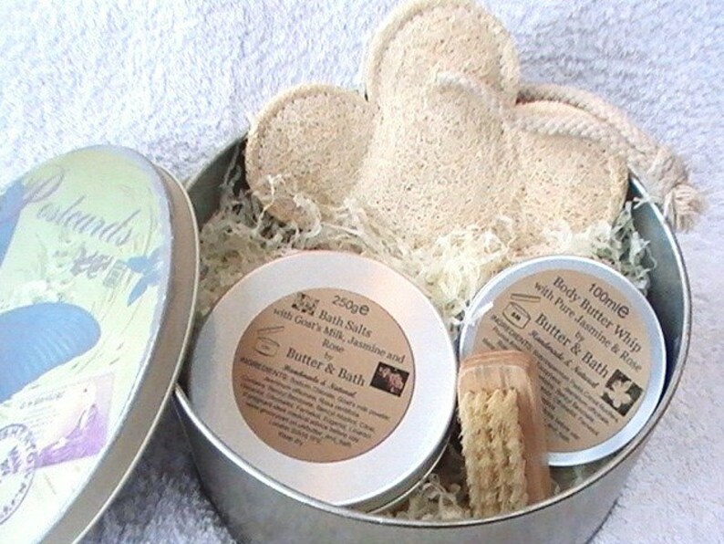 Bath Gift Set Luxury Bath & Body Products in Vintage Style Etsy