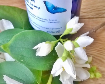 Neroli Body Oil Spray Douche olie, natuurlijke veganistische huidverzorging, oranje bloesem huidolie, natuurlijke droge lichaamsolie, geurende lichaamsolie, lichte body spray