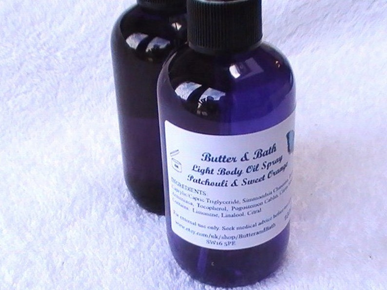 Neroli Body Oil Spray Shower Oil Natural Vegan Skin Care Etsy