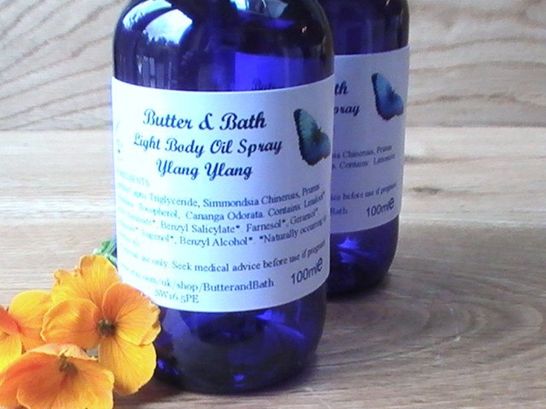Scented Body Oil Ylang Ylang Perfume Vegan Body Oil Spray Etsy
