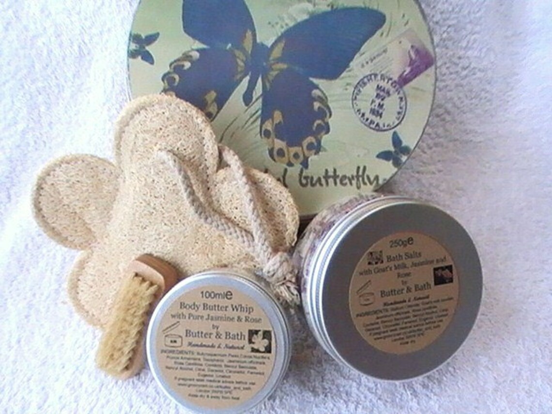 Bath Gift Set Luxury Bath & Body Products in Vintage Style Etsy