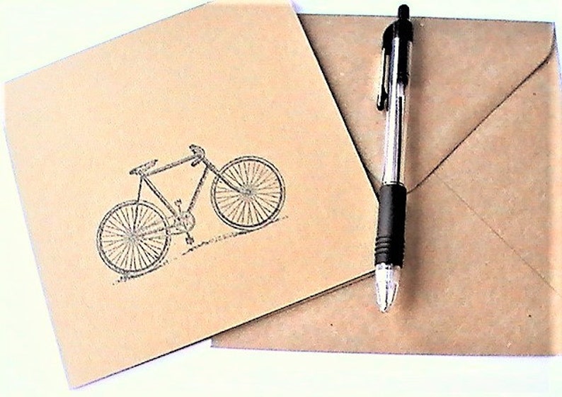Fahrrad-Karte Fahrrad-Grußkarte jede Gelegenheit Karte | Etsy