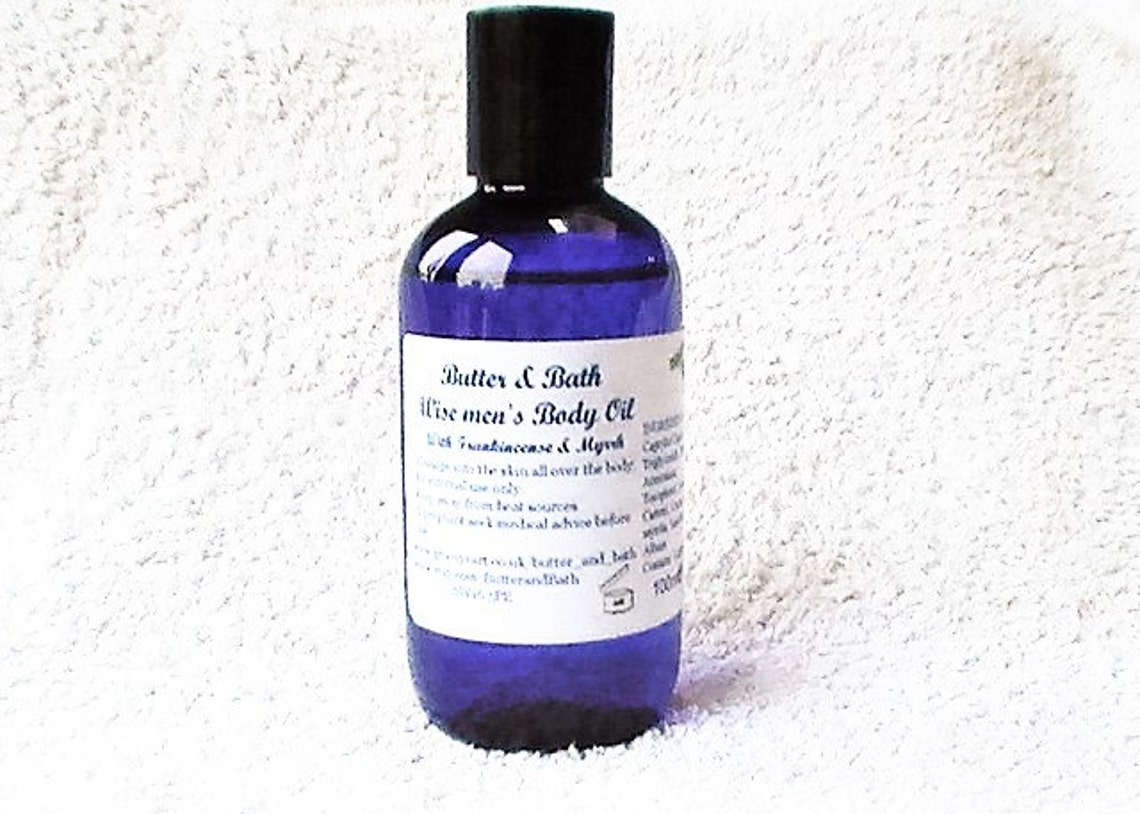 Frankincense and Myrrh Body Oil Wise Men's Massage Etsy