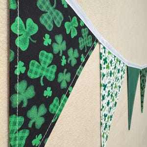 St. Patrick&#39;s Day // Game Room // Bar // Flag Banner // Bunting // Garland // Party Decor // Green Clover // Classroom // Picture Backdrop