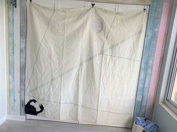 Recycled Sail Cloth Standard Size Shower Curtains By Etsy