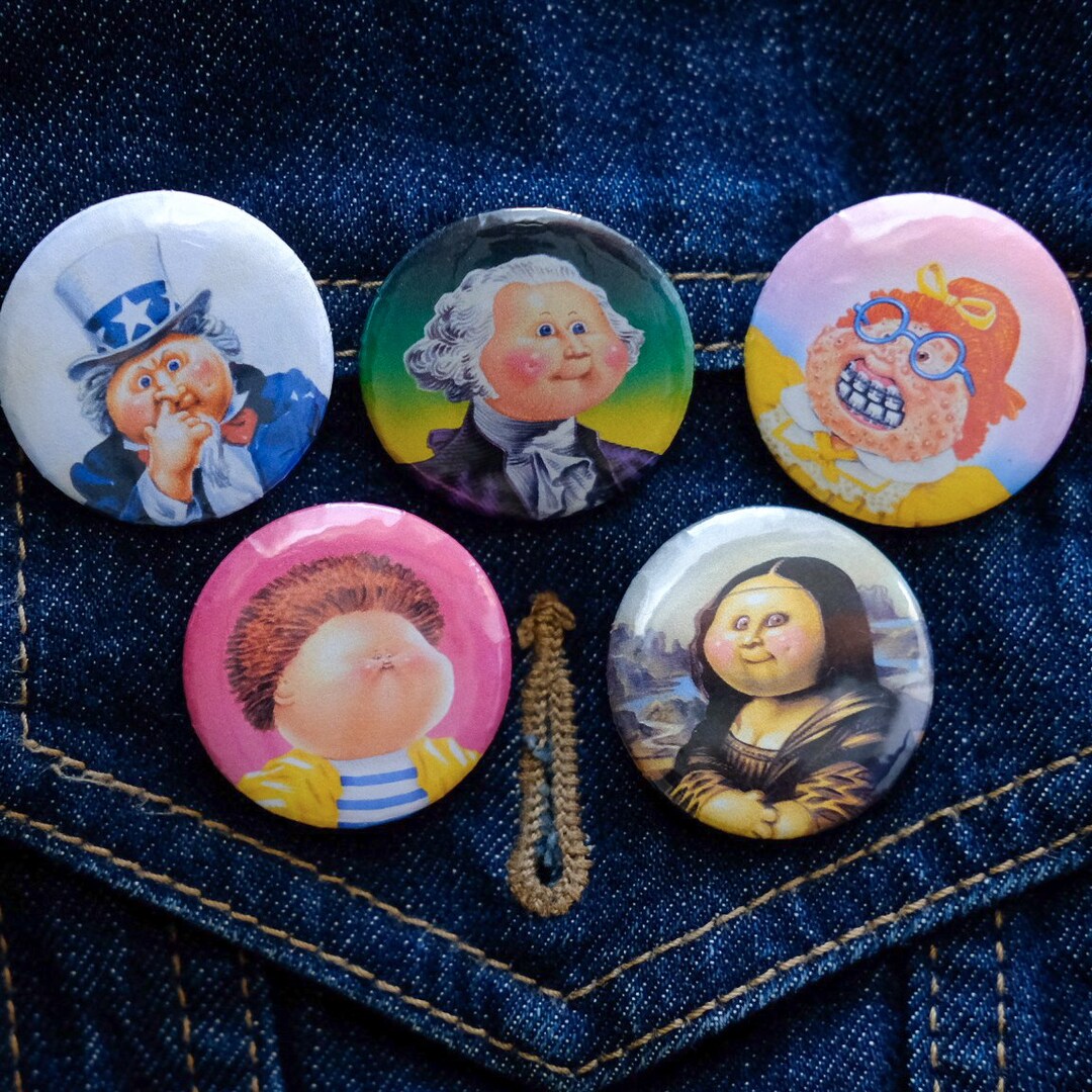 Garbage Pin Http Images Garbage Band Merchandise Garbage Pail Kids Button Pin Lot - Featuring ...