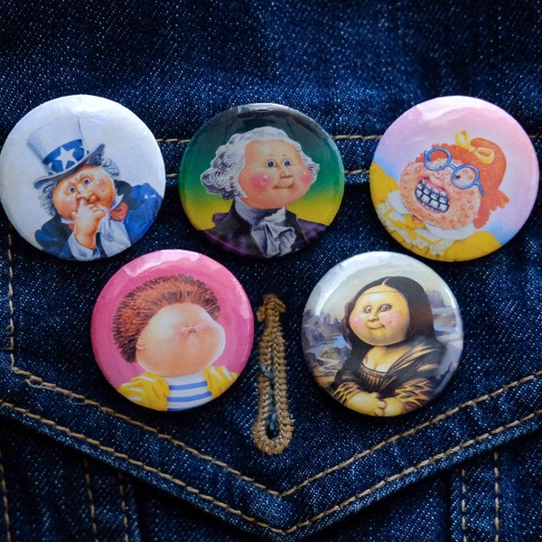 Garbage Pail Kids Buttons