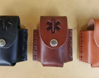 Double Auvi-Q injector carry case with holster clip