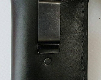 Epi-pen Case with holster clip to carry 2 epi-pens (BLACK)