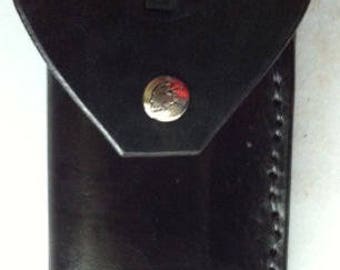Epi-pen Case to carry 2 epi-pens (BLACK)  SEWN LOOP