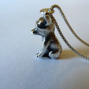 Sterling Silver Chihuahua Necklace image 5