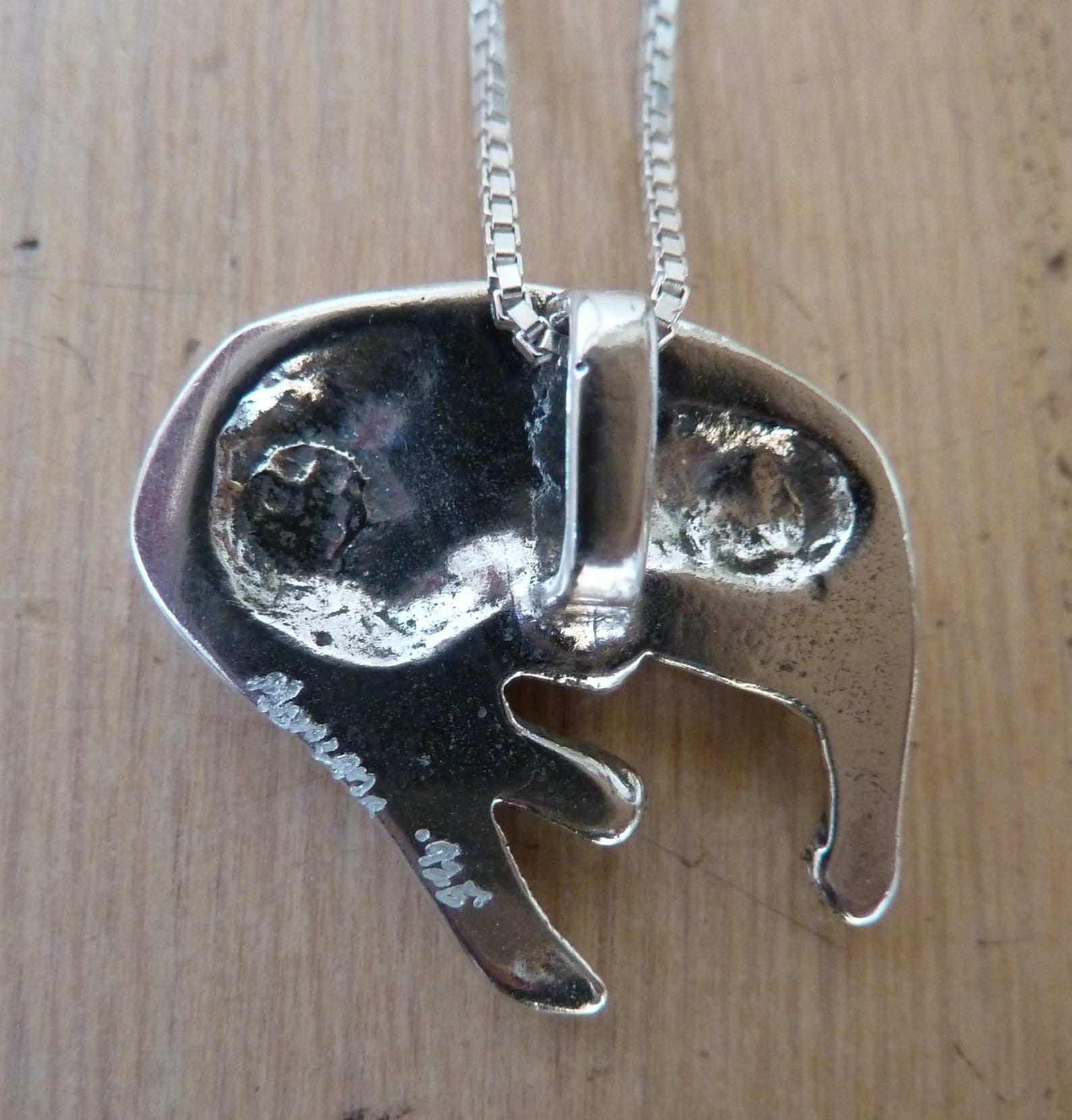Sterling Silver Sleeping Cat Necklace Etsy