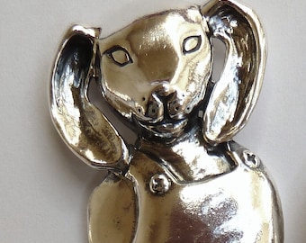 Sterling Silber Hase Kaninchen Baby Gabel