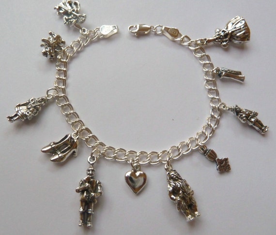 Sterling Silver Wizard of Oz Bracelet