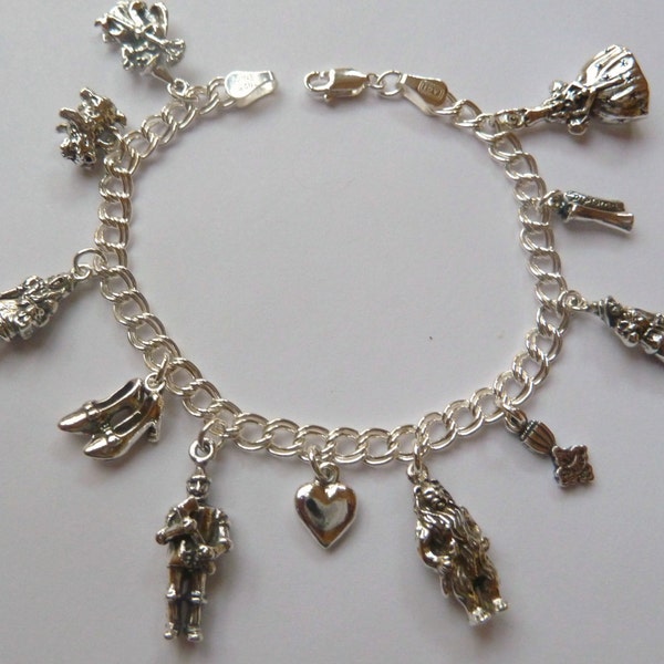 Sterling Silver Wizard of Oz Bracelet