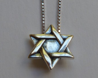 Sterling Silver Jewish Star of David Necklace