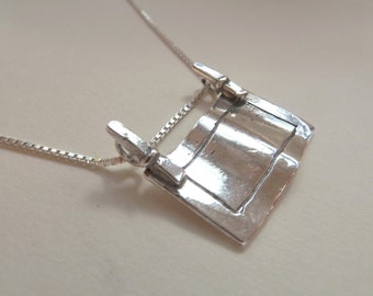 Sterling Silver Security Blanket Necklace