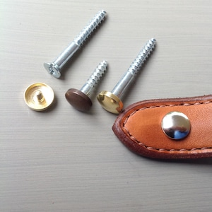 Hardware, wood screw with caps