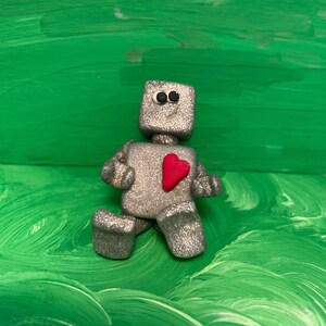 Theodore the Robot - Clay Figurine