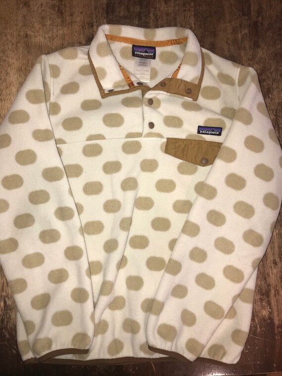 Women's Patagonia SnapT Fleece Pullover Polka Dot Print