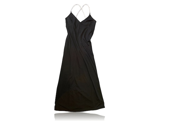 edgy maxi dress DailyTrove Women's Two-Tone Strapless High-Slit Maxi Dress - Polyester Formal Evening Gown, Edgy for Galas & Weddings
