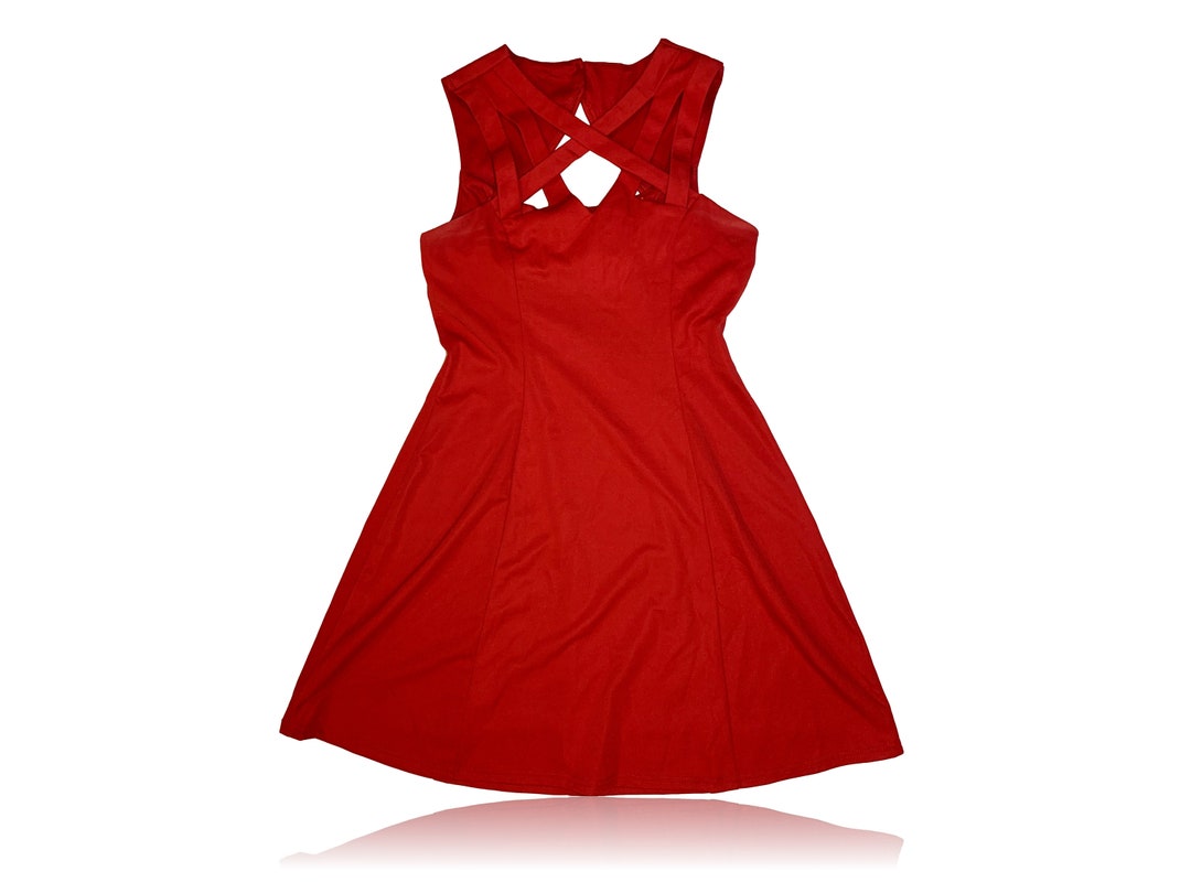 Vintage Y2K Little Red Dress