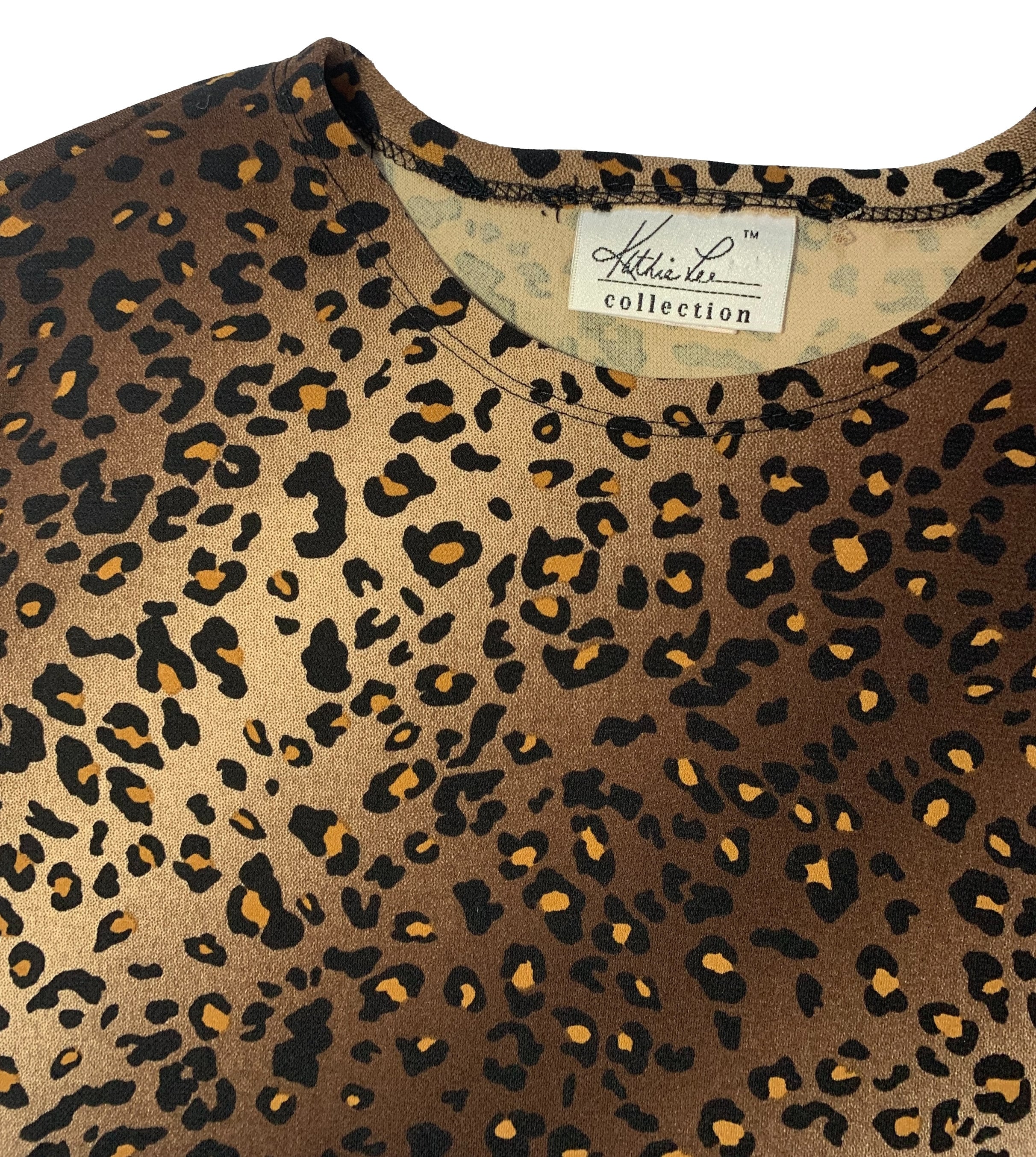  leopard☆様ヴィンテージおまとめ2点 KathieLee ヴィンテージ レオパードショートスリーブ y2kグランジ