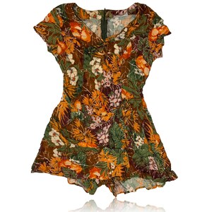 90s sunflower babydoll dress Vintage 90s 1990s Sunflower Summer Mini Babydoll Dress - All That Jazz