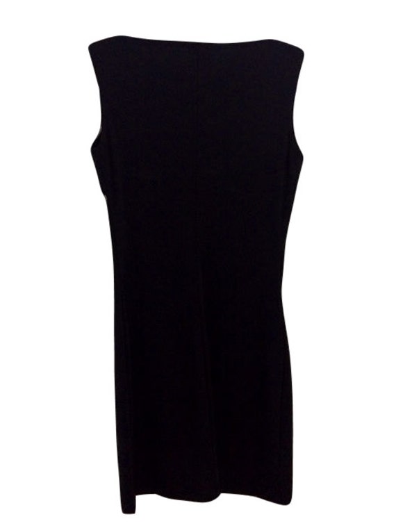 90s Sexy Black Triangular Cutout Bodycon Dress// … - image 4