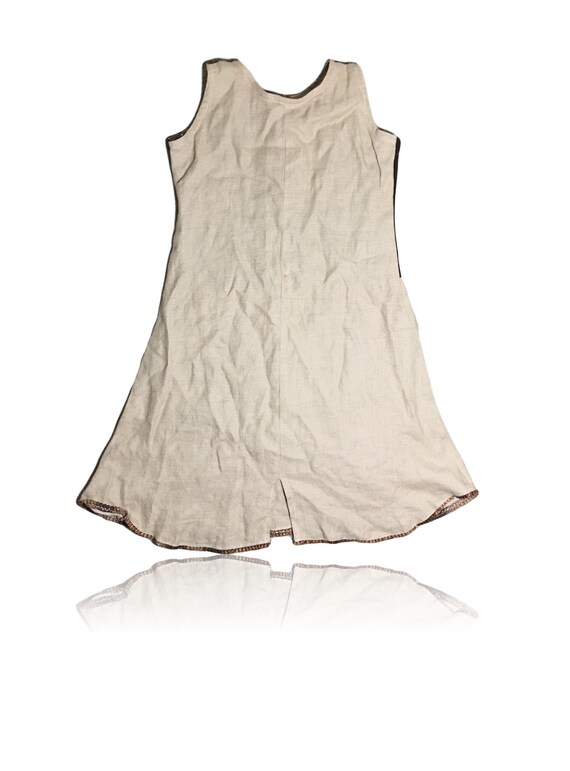 Faux Suede Dark Brown Button Down Top and Cream A-line Mini Dress - Etsy