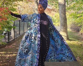 LiLi Wrap, Colorful African Print Cotton Headwrap or Bandeau Top for Women