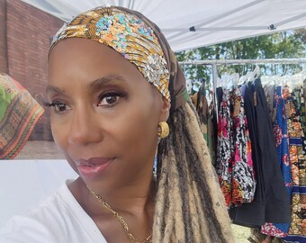 Sequin Camouflage Headband / Hankerchief Scarf