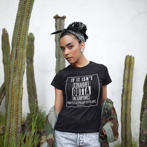 Straight Outta Faith-Inspired Unisex Tee, Isaiah 8:20 T-Shirt, Christian Streetstyle Shirt, Religious Graphic Top, Bible Verse Clothing